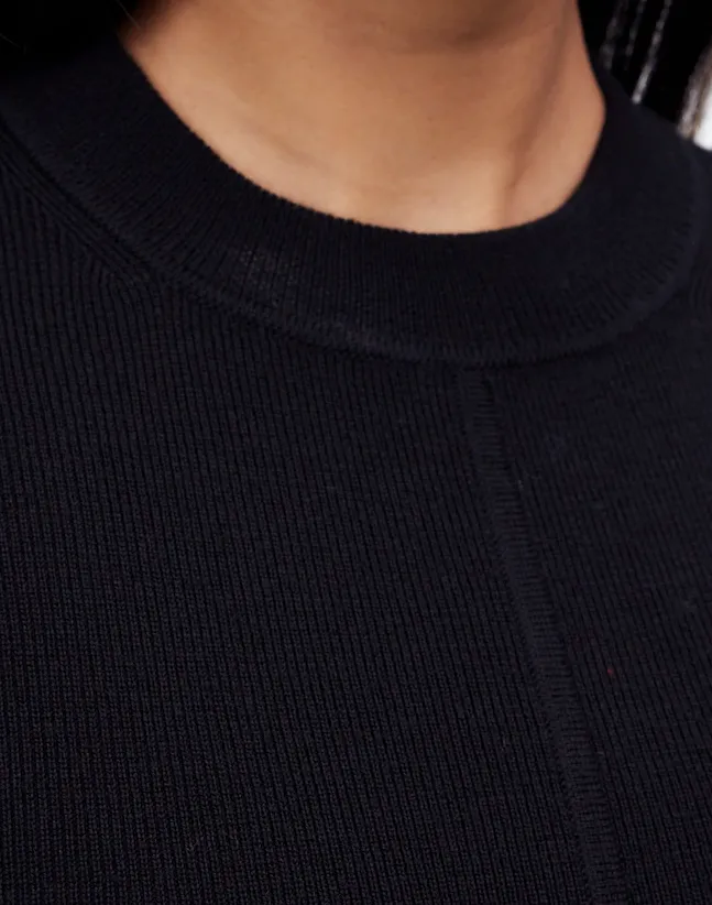 Wool Sweater Midi Dress