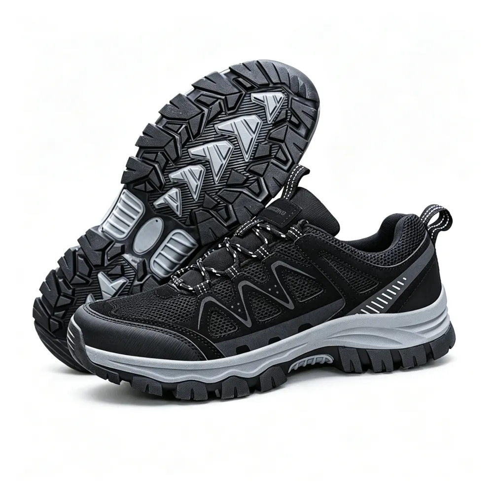 Men's Hiking Shoes Outdoor Non-Slip Trekking Boots Wear-Resistant Large Size Camping Athletic Running Trail Shoes