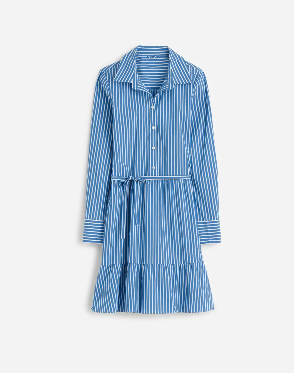 Tie-Waist Tiered Mini Dress