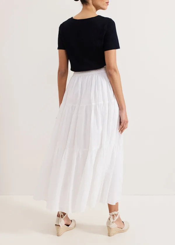 Solid-Color Pleated Quick-Drying Half Skirt