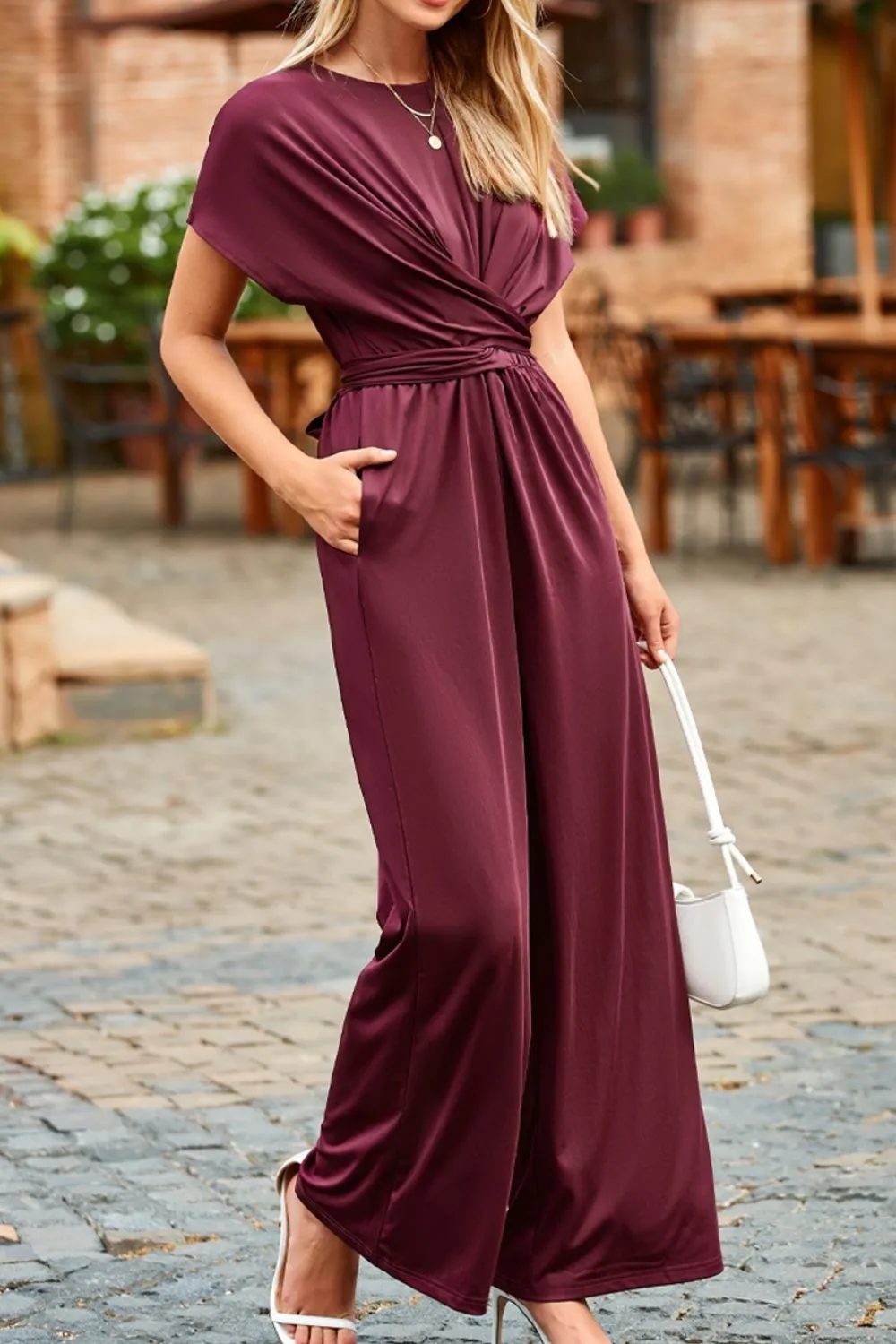 Everyday Cap Sleeve Jumpsuit