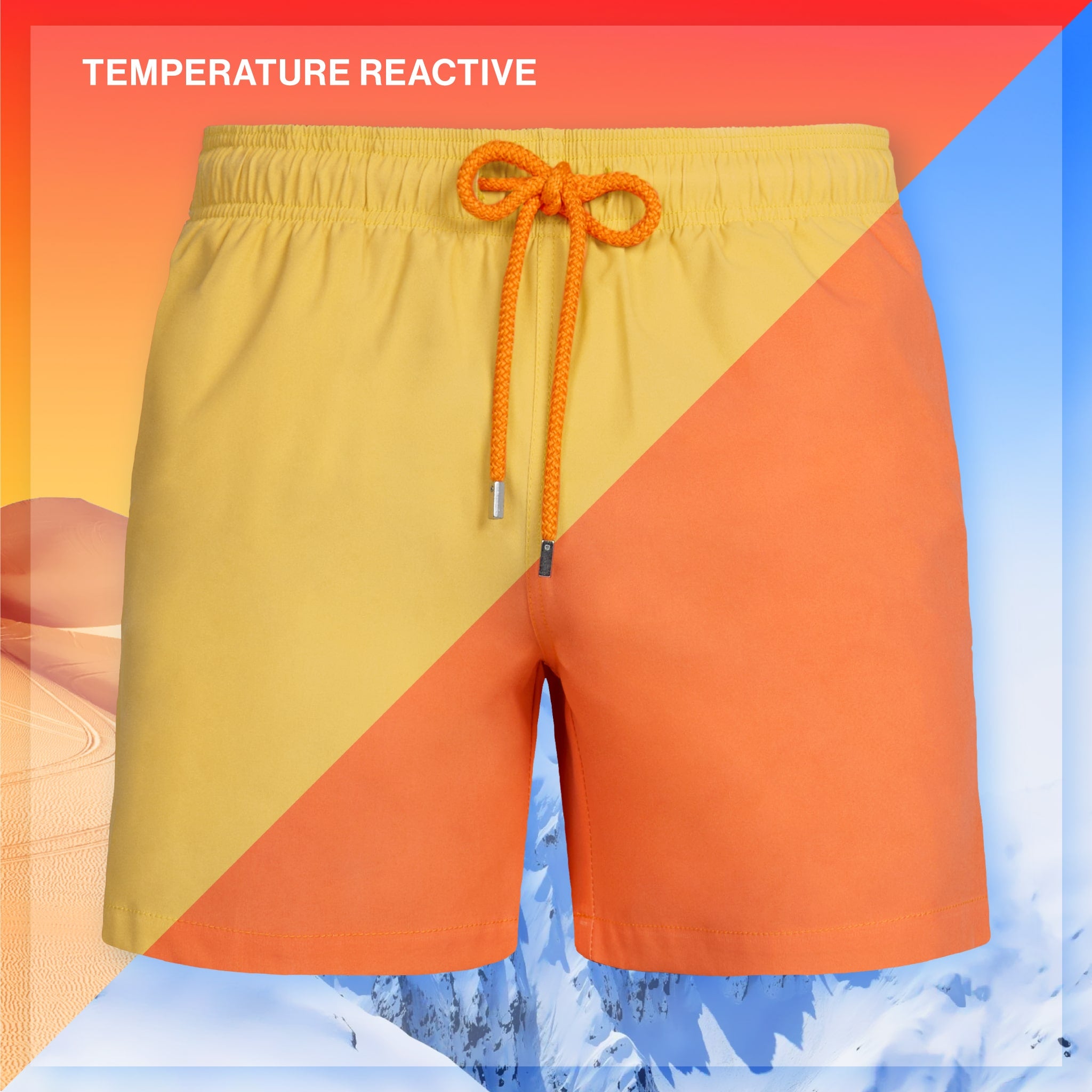 Capelle Switch Yellow/Orange - Temperature Reactive Swim