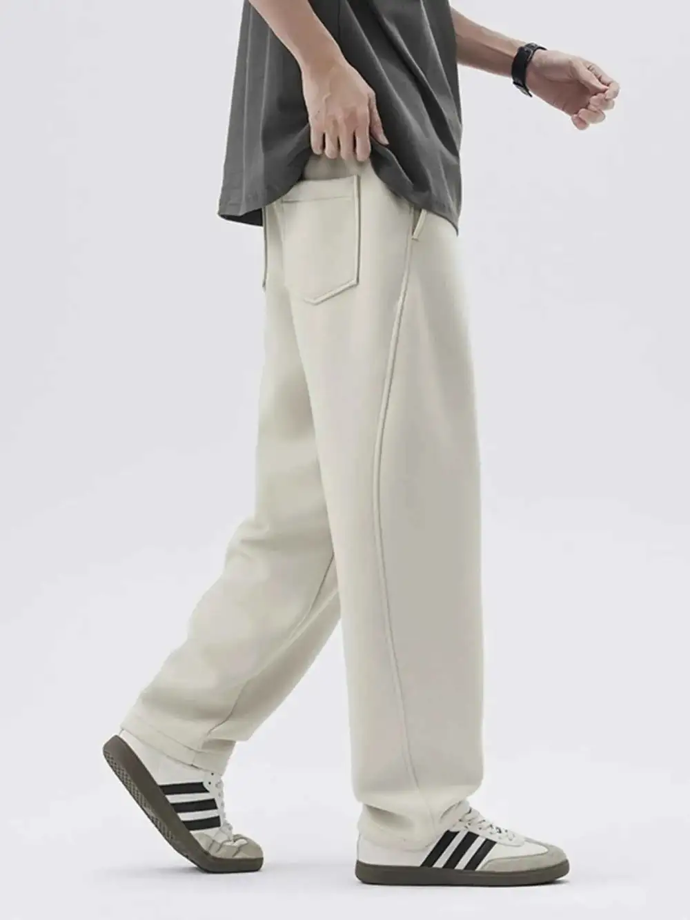 Everyday Casual Loose-Fit Drawstring Pants