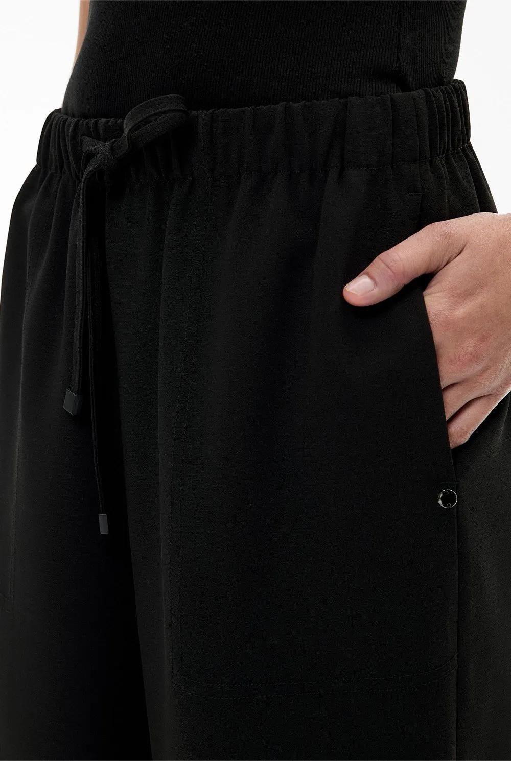 Black Breathable Sports Pants