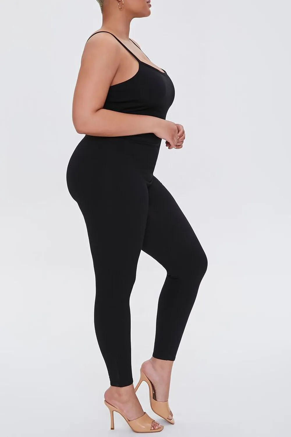 Plus Size Fitted Cami Jumpsuit