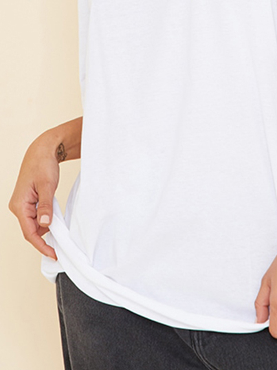 Cotton White Oversized T-Shirt