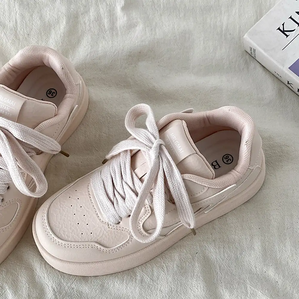 Self Made Skater Sneakers In Pink