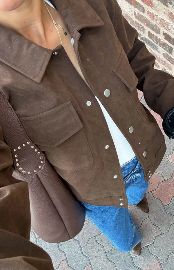 Modern Suedette Coat