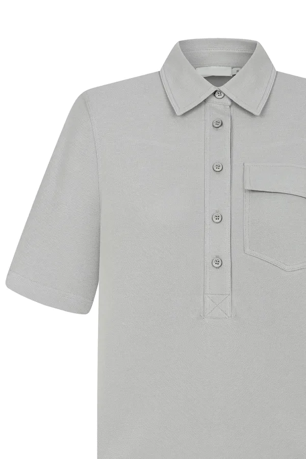 Button Polo Top