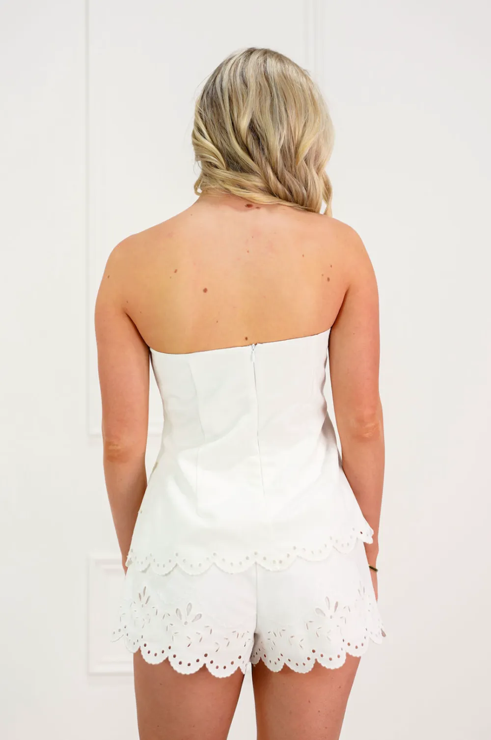 Structured Drape Shorts Set