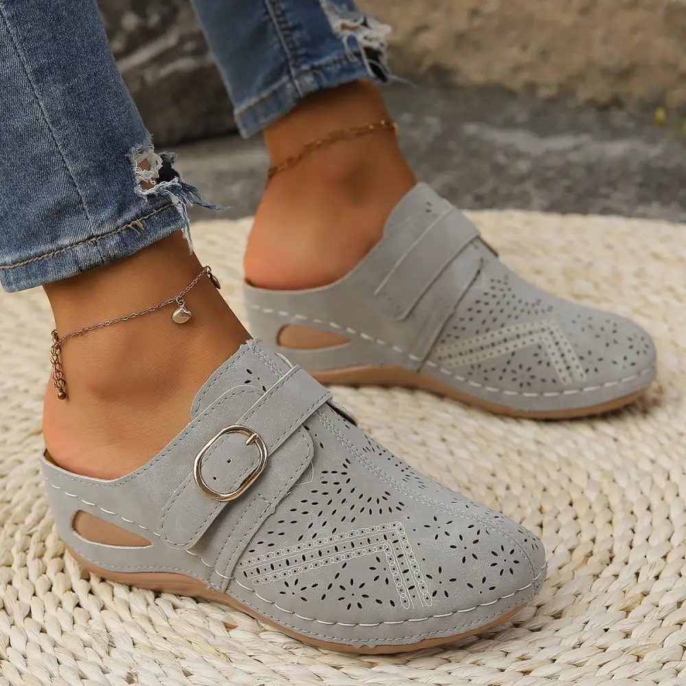 Wedge Round Toe Sandals