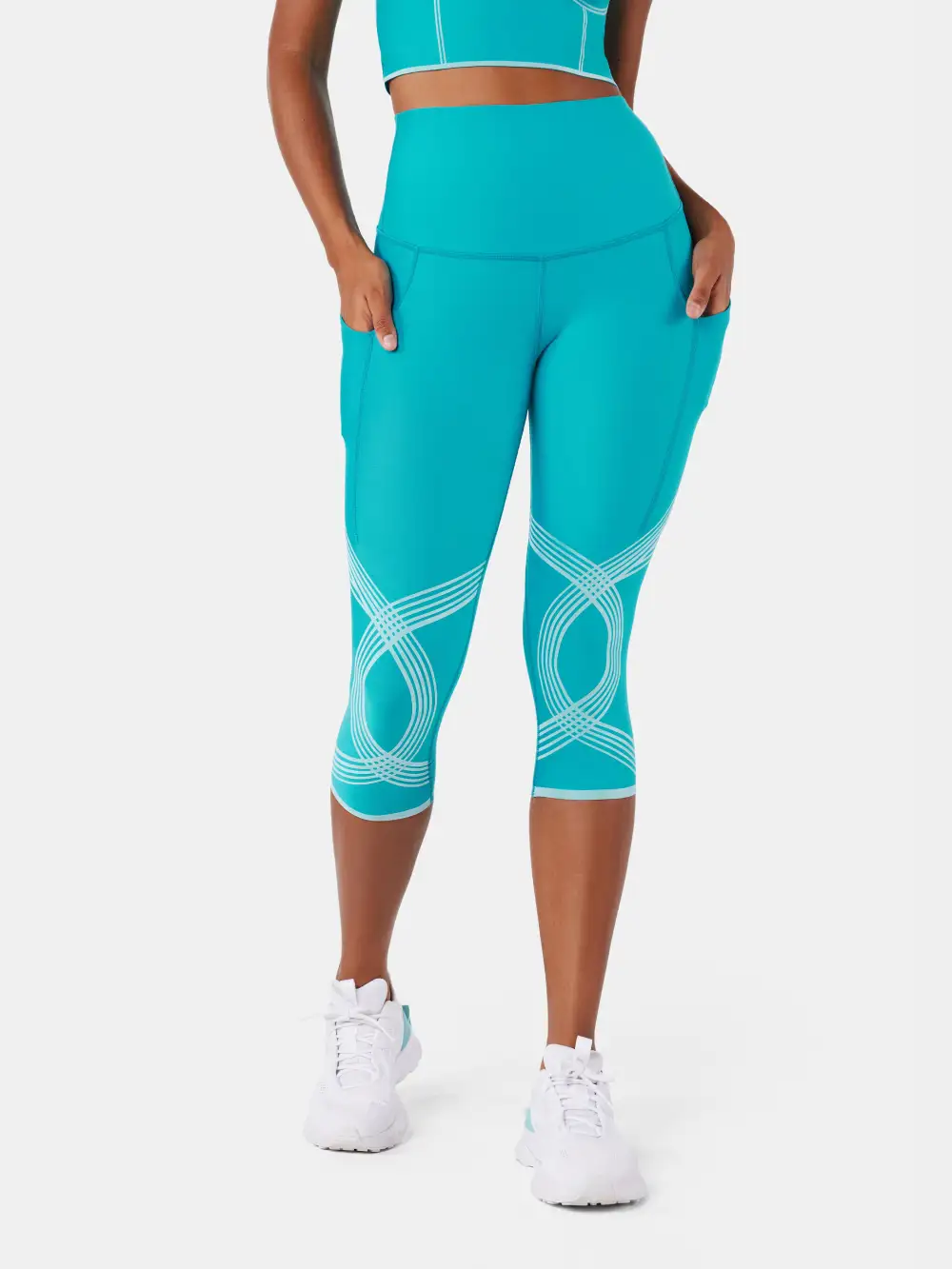 Body Sculpt Side Pocket Capri Leggings