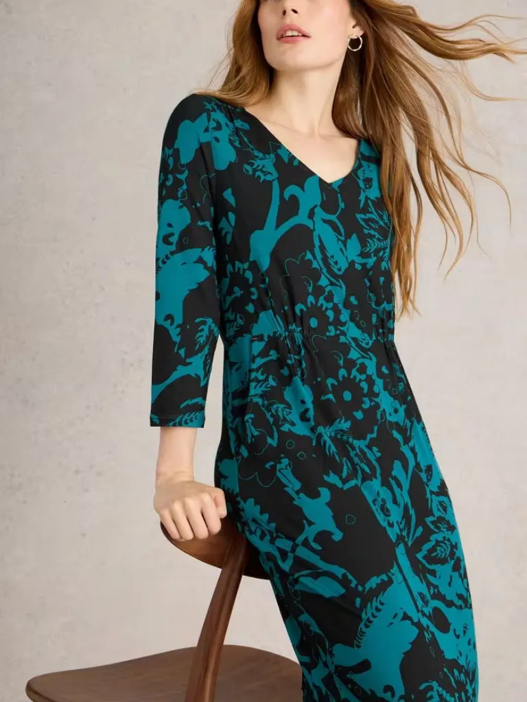 Jersey Knee Length Dress