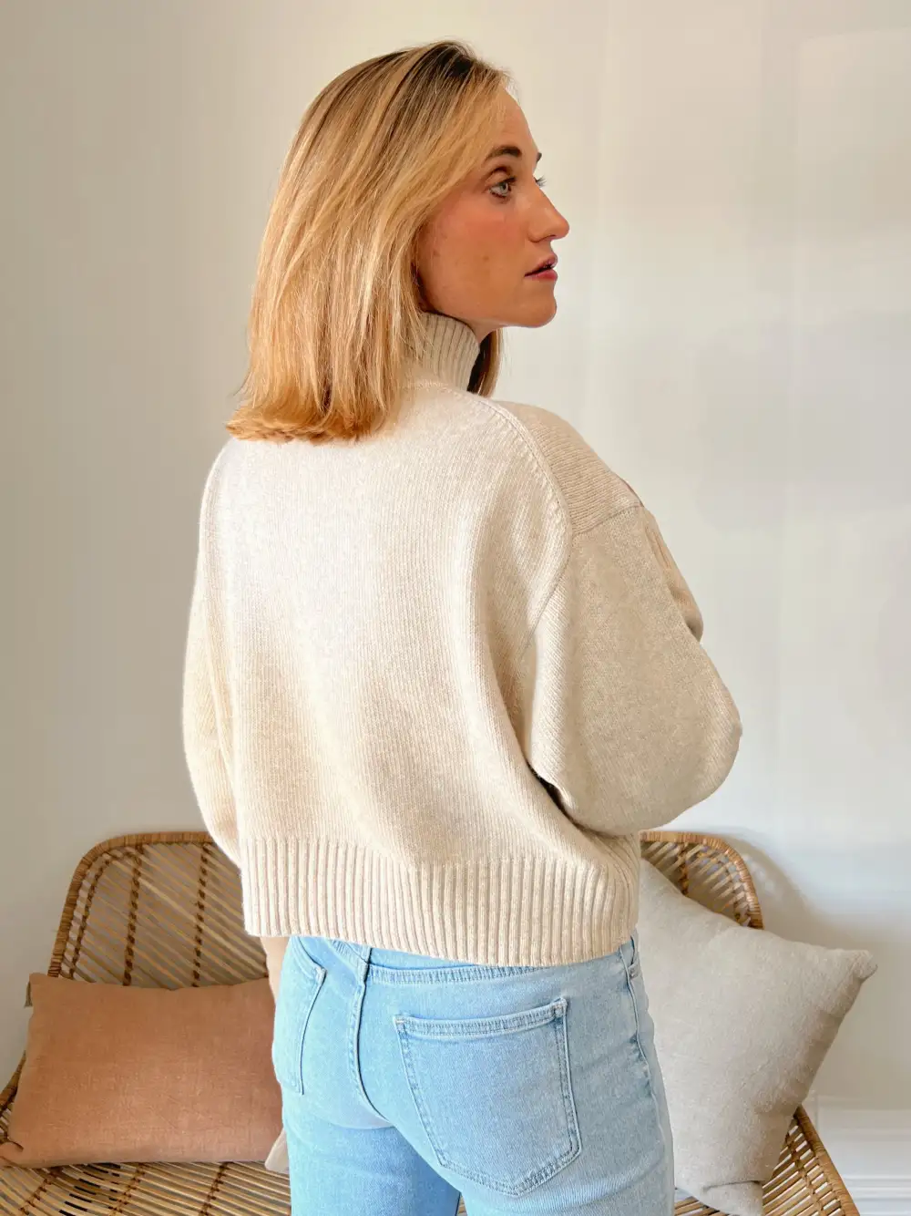 Magic Happens Mock Neck Sweater