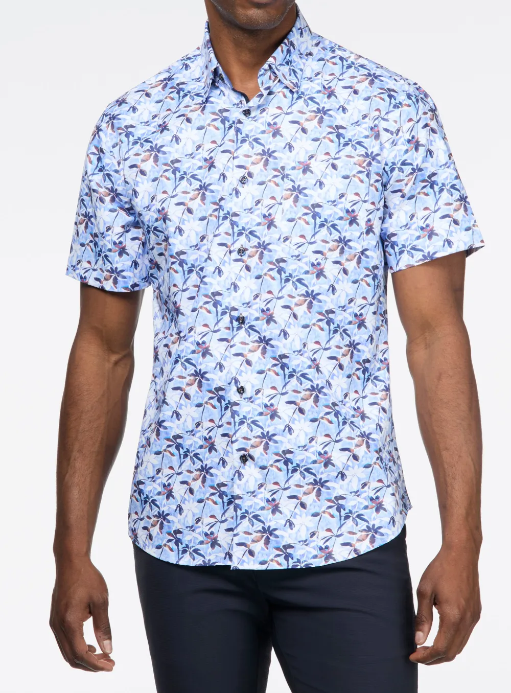 Floral Print Short Sleeve Shirt