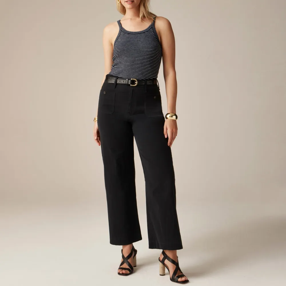 Sailor Slim Wide-Leg Chino Pants