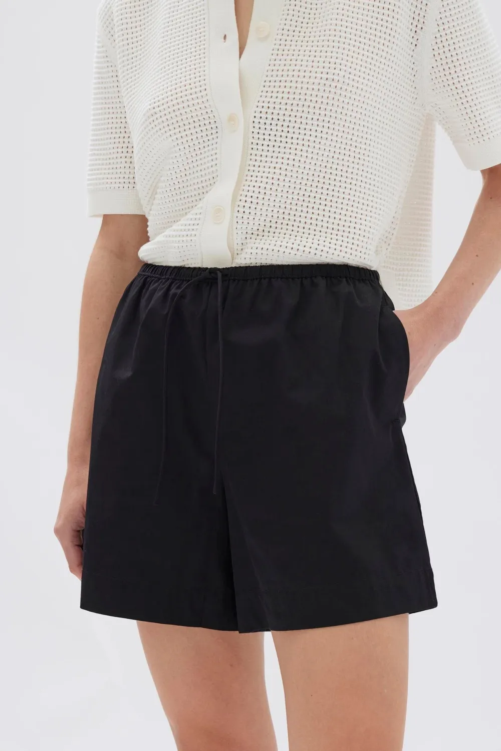 Cotton A-Line Shorts