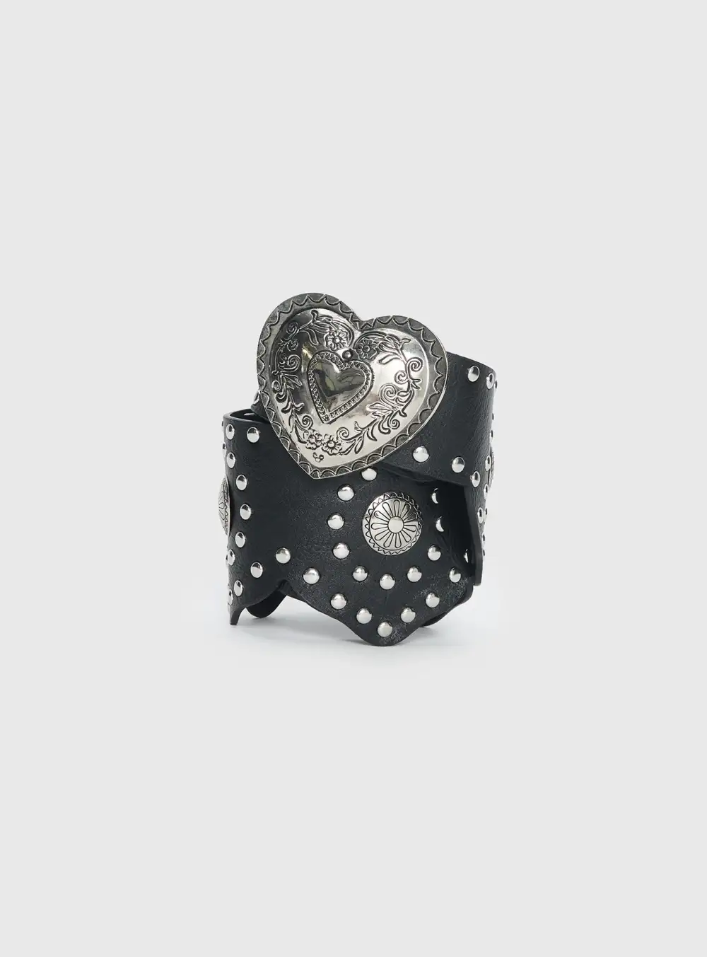 Simple Studded Buckle Belt