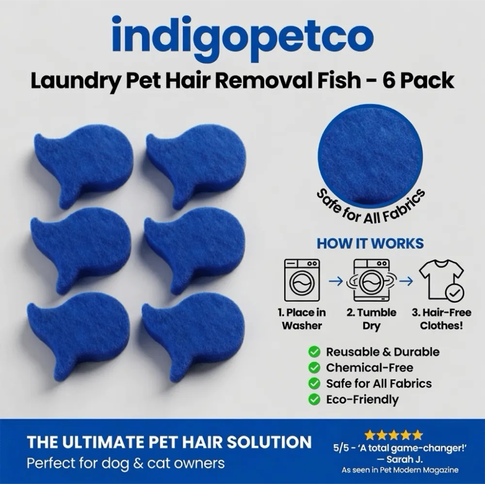 Fish-shaped Pet Hair Remover, Reusable Lint Catcher for Washer & Dryer, Clothes, Bedding, Fabrics✨