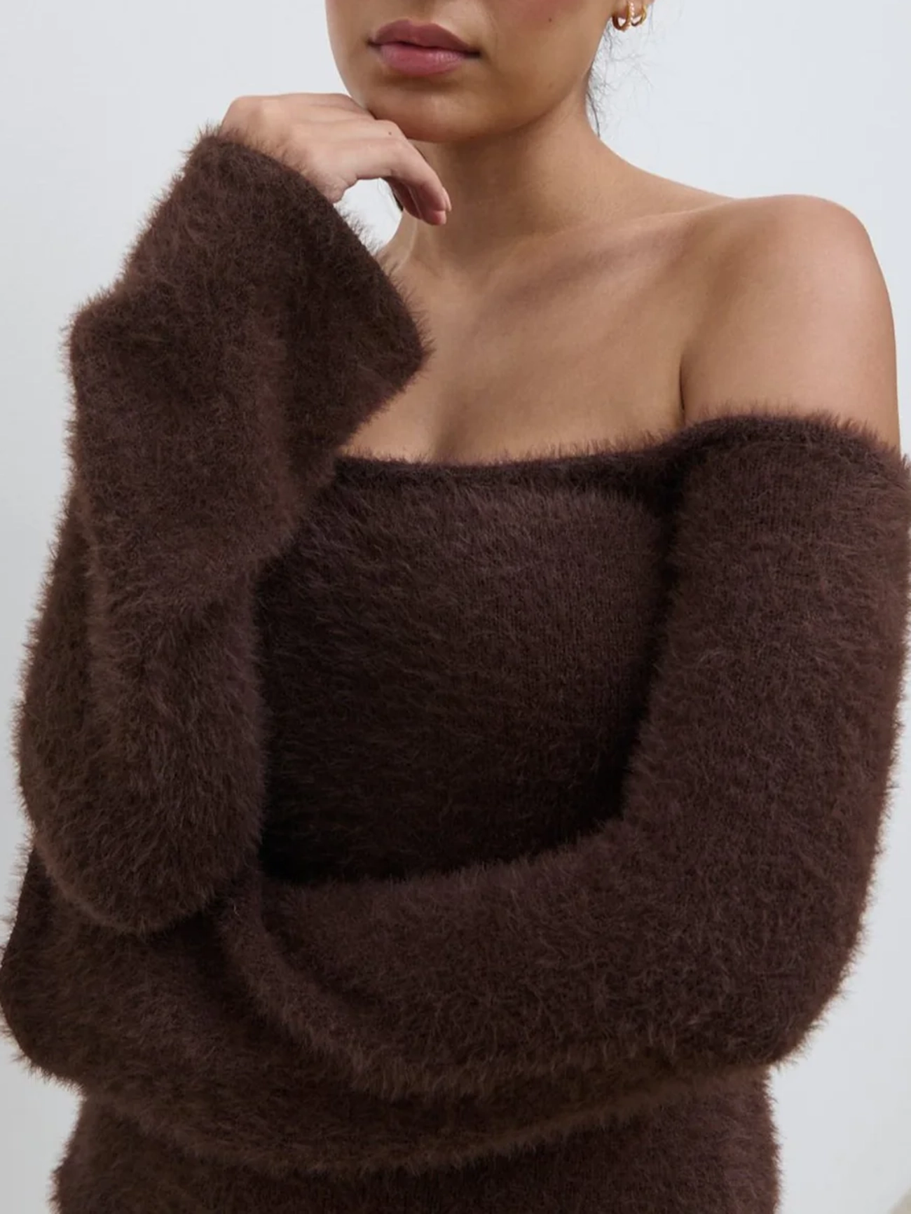 Fluffy Knit Top
