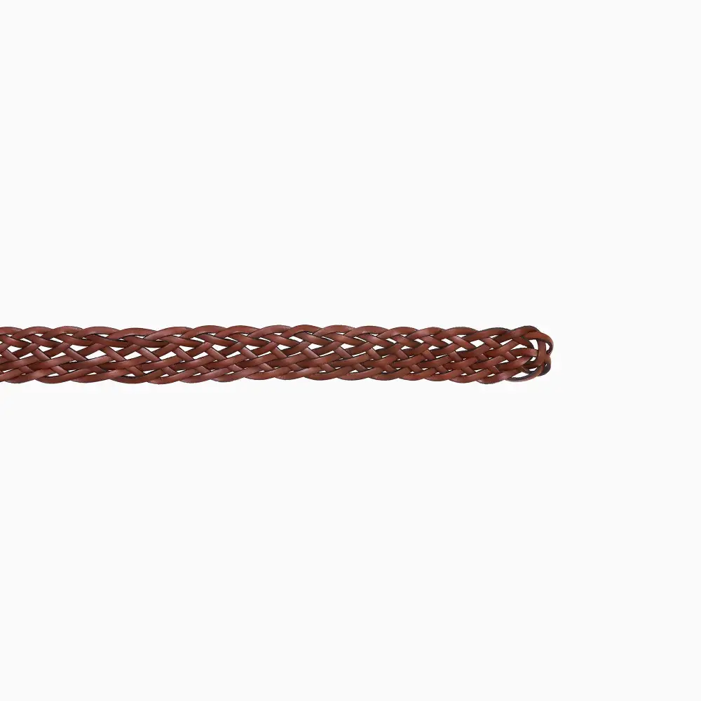 Relaxed Hand Braided Leather Waist Belt