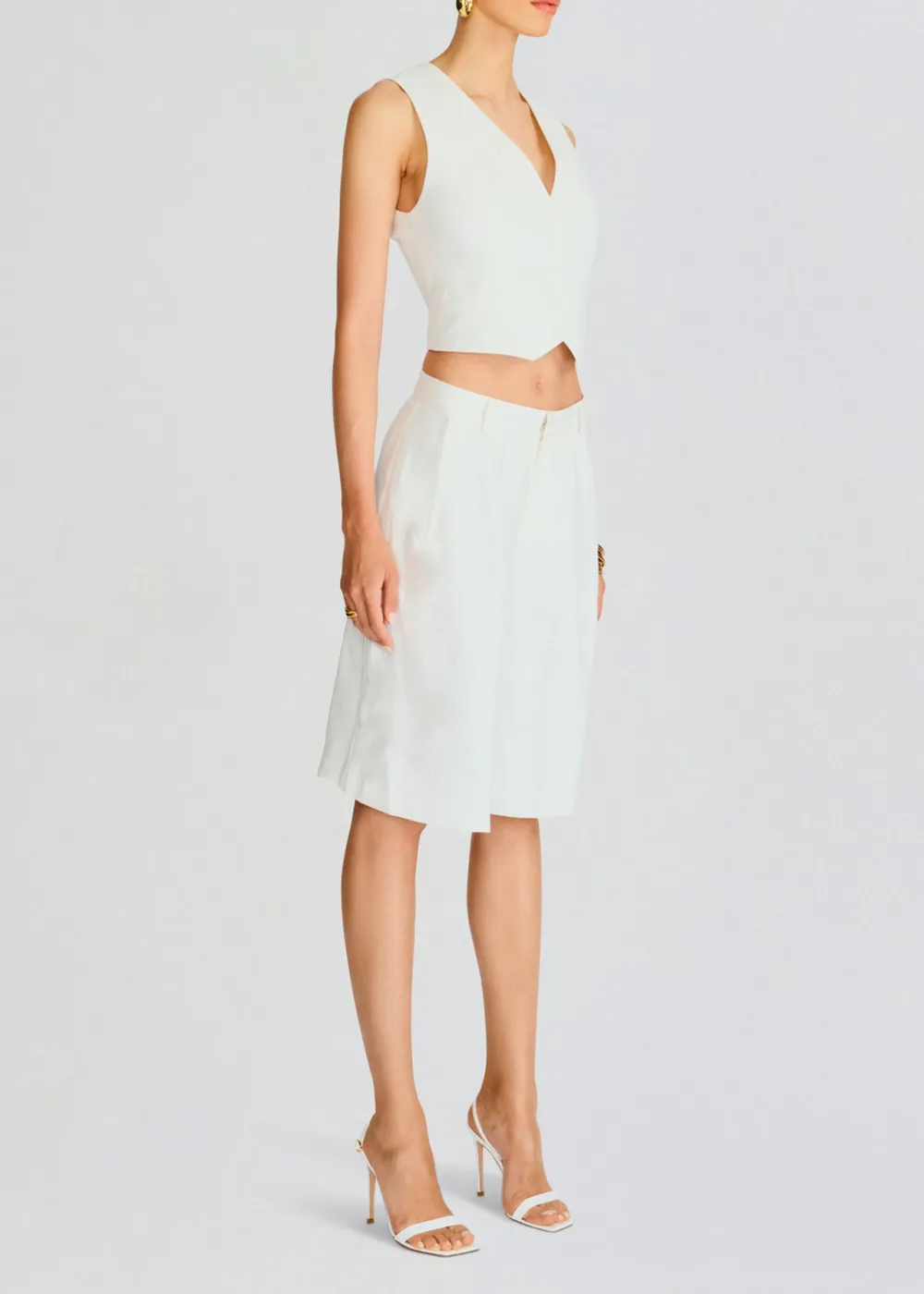 Casual Style Wide Leg Short Pant