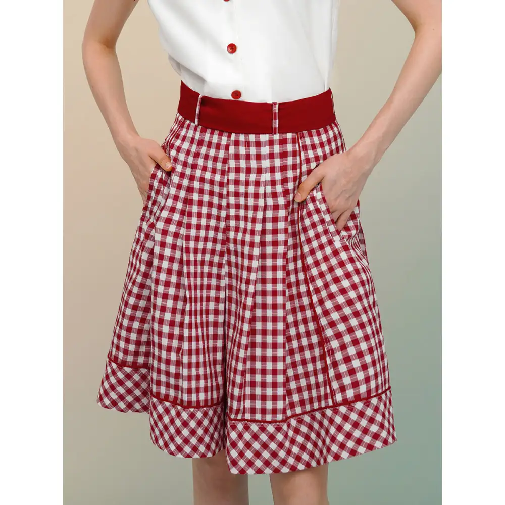Everyday Casual Plaid Shorts