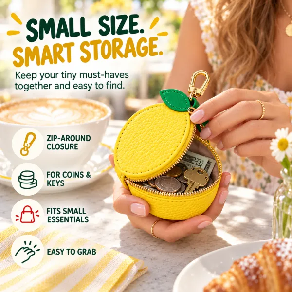 Fruit-Shaped Coin Purse