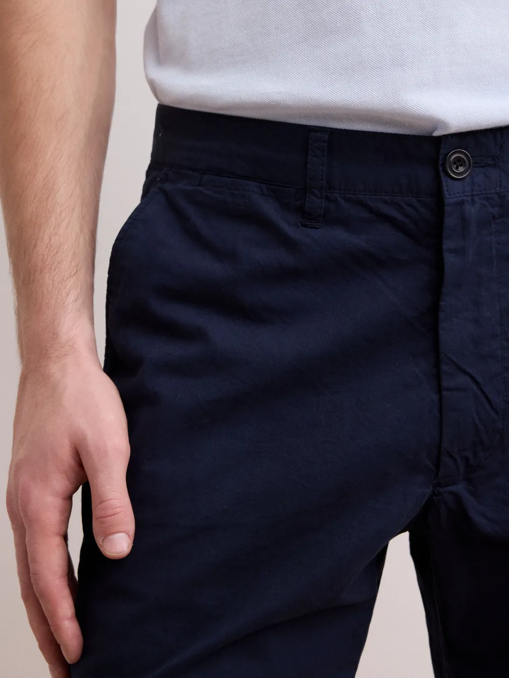 Navy Blue Regular Fit Short