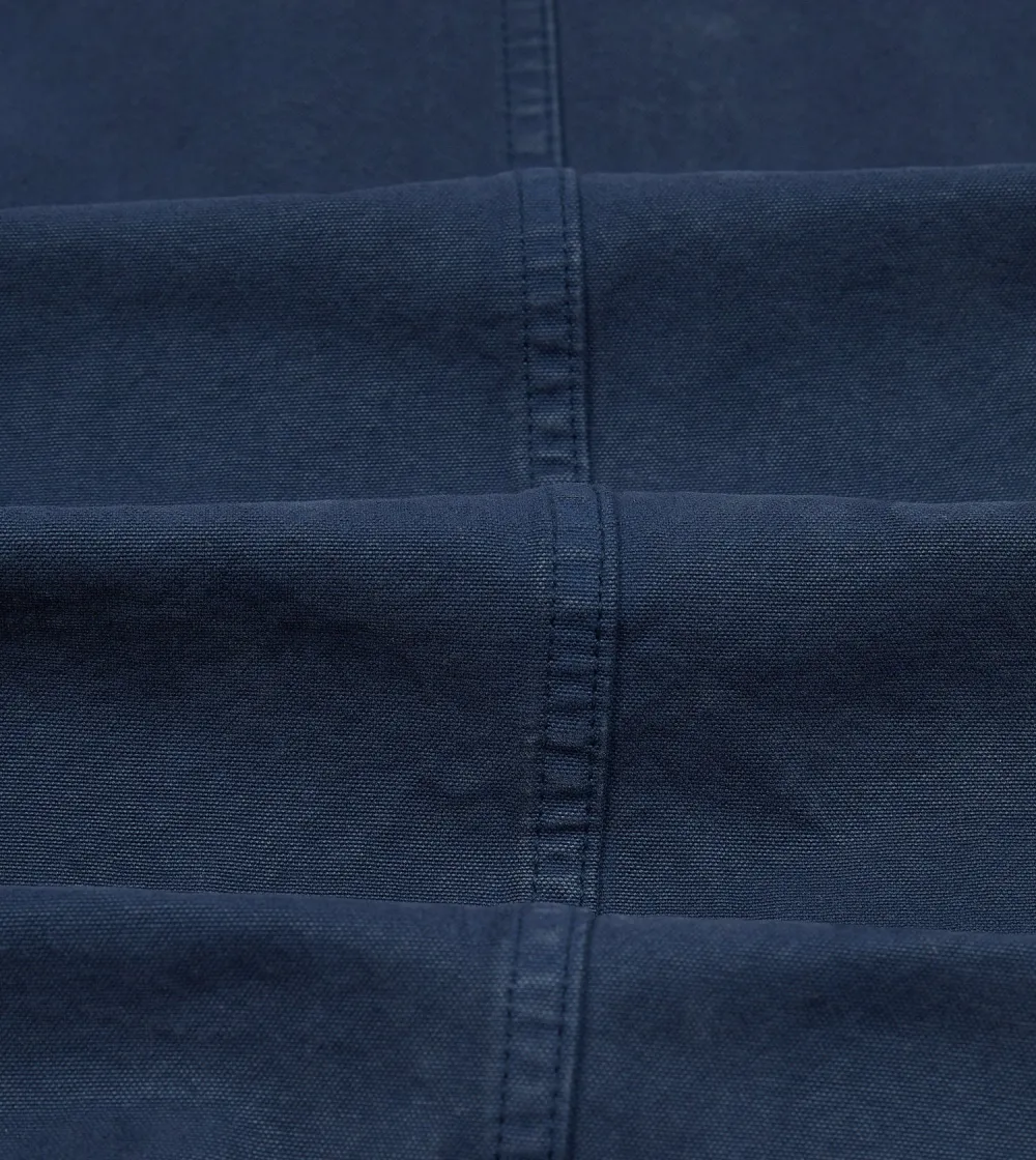 Dark Navy Utility Button Front Jacket