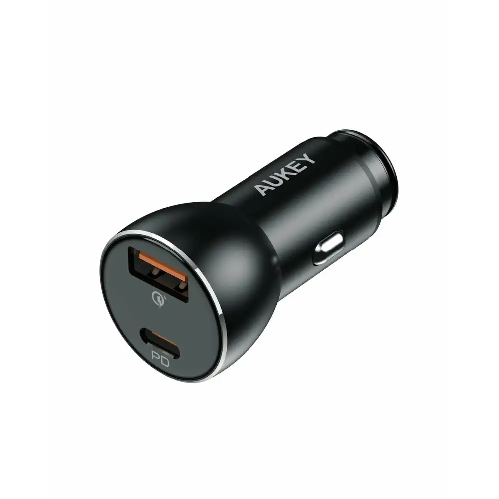 AUKEY Dual (USB-C/USB-A) Car Charger - 48W