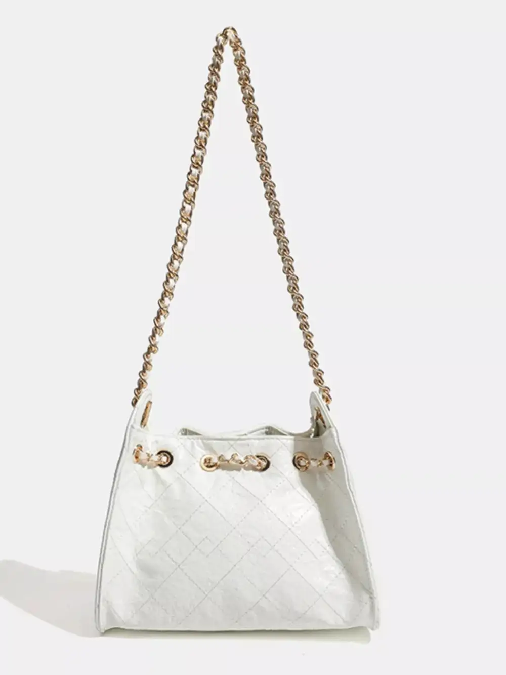 Quilted Chain Crossbody Bag