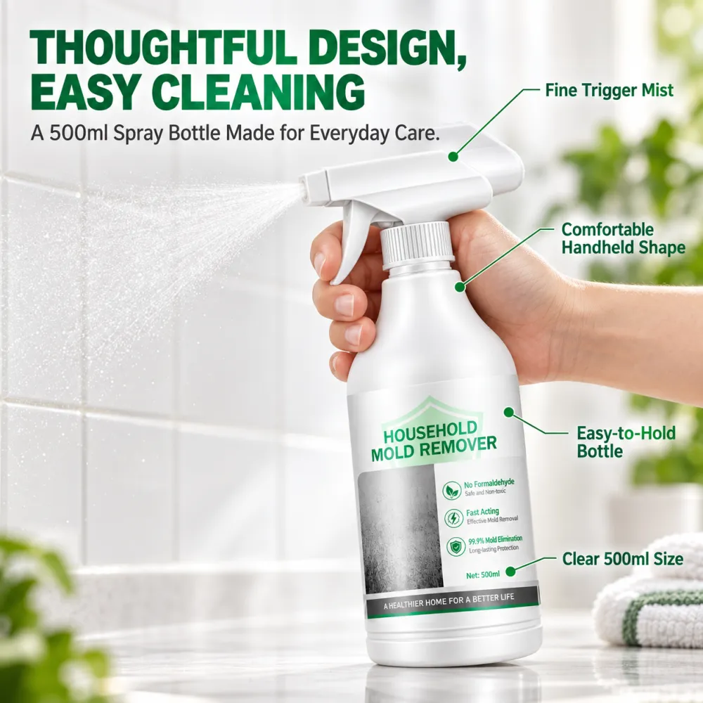 White Wall Tile Grout Mold Remover Spray
