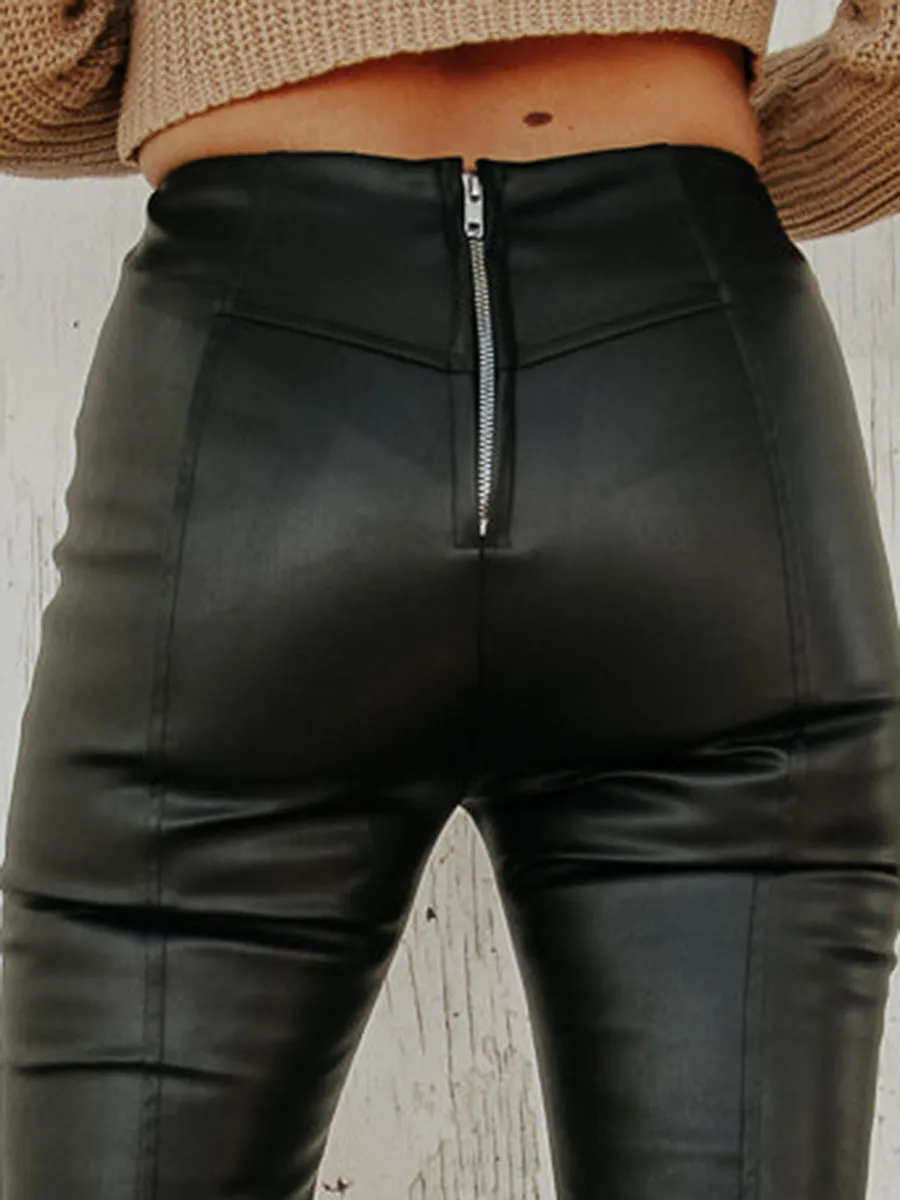 London Faux Leather Pants