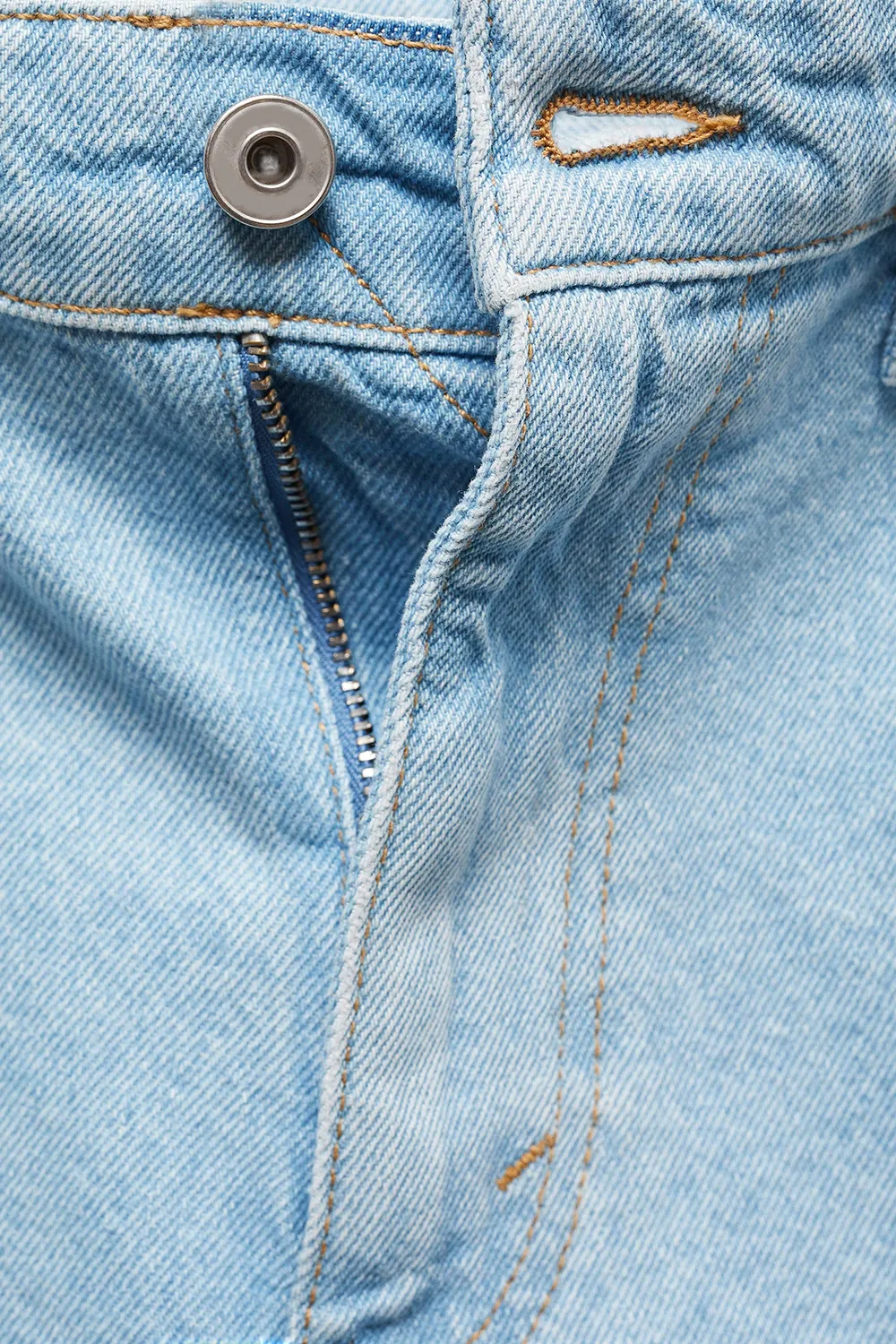 Non-Stretch Denim Shorts