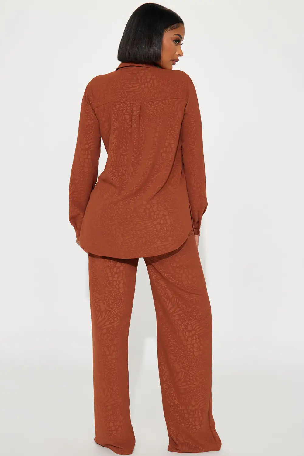 Wild Side Pant Set - Chocolate