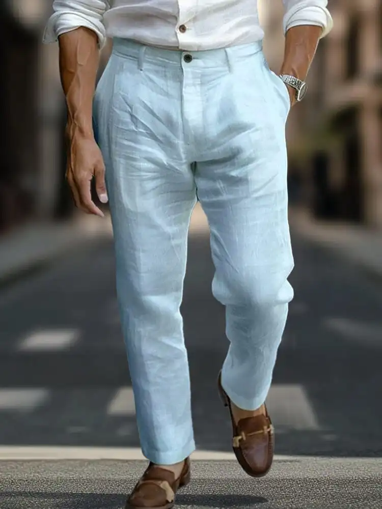 Modern Linen Blend Pants