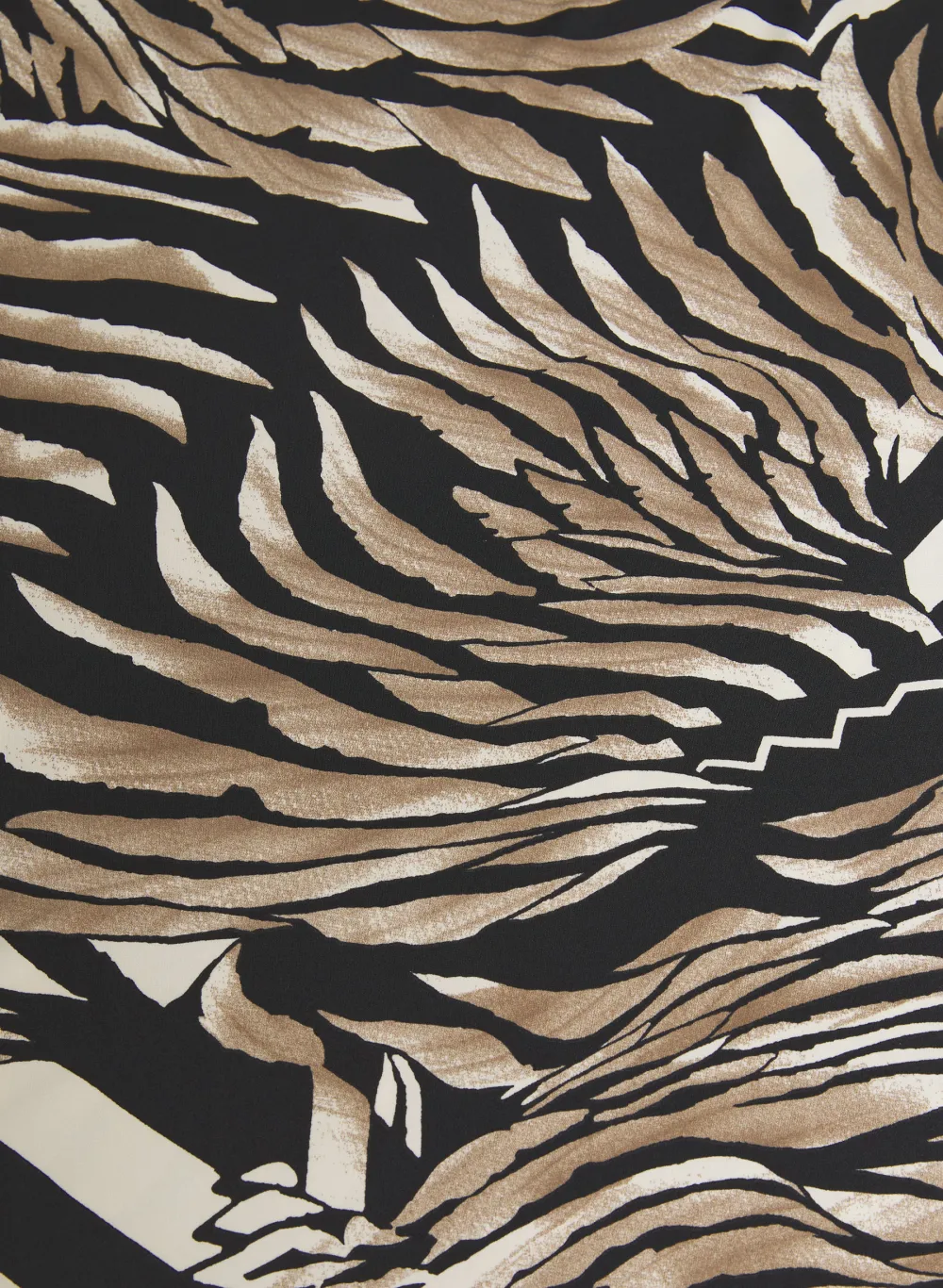 Casual A-Line Skirt With Abstract Pattern
