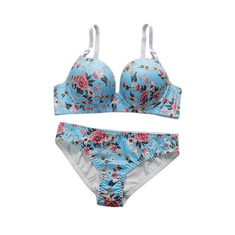 Lace Floral Lace Bra Set