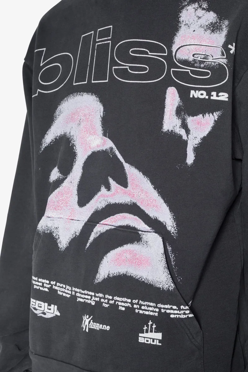 DARK GRAY GRAPHIC HOODIE
