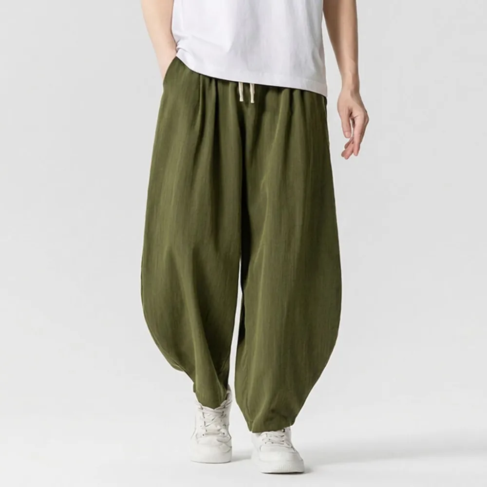 Natural Texture Casual Pants