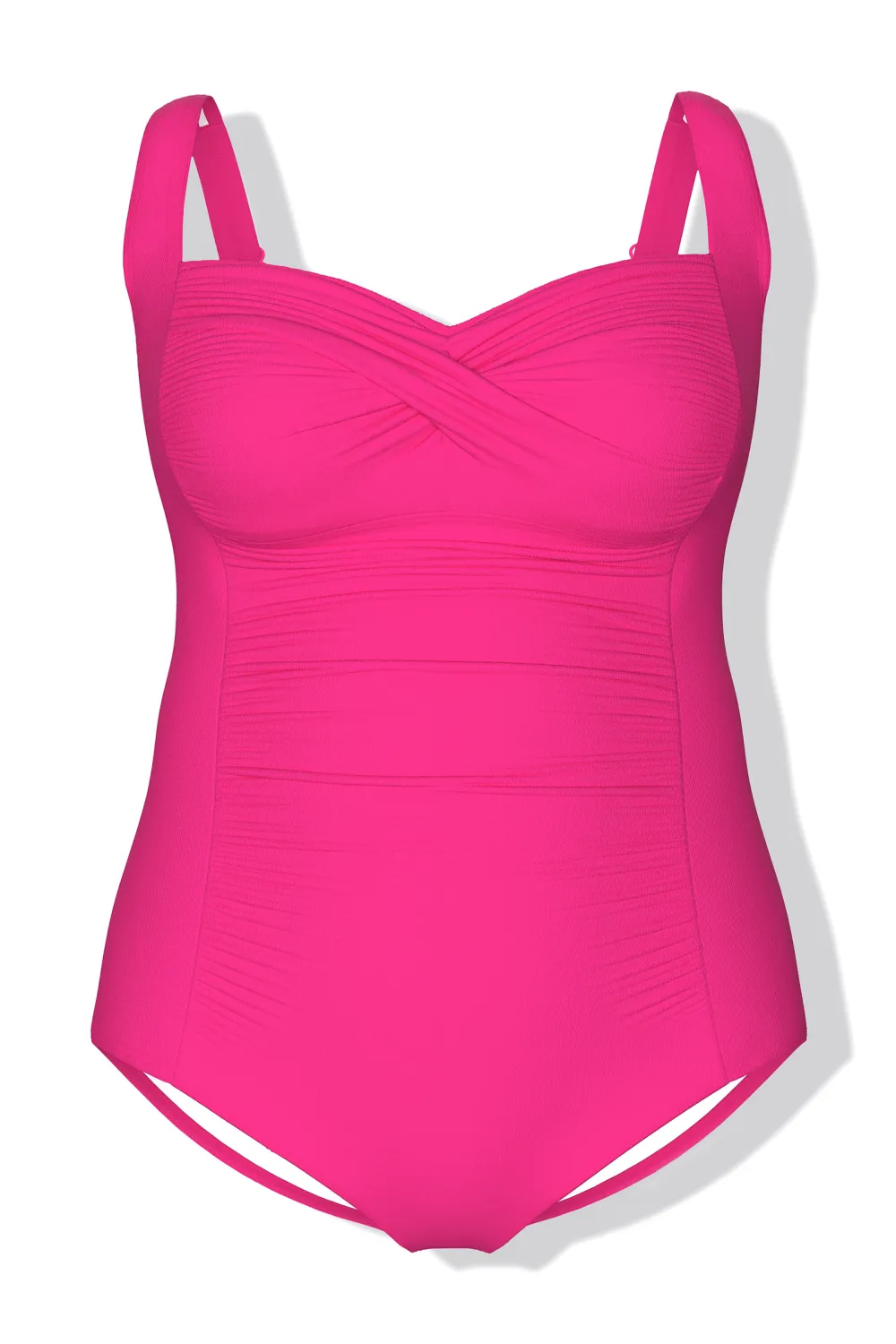 Adjustable Shoulder Strap Solid Color Swimsuit