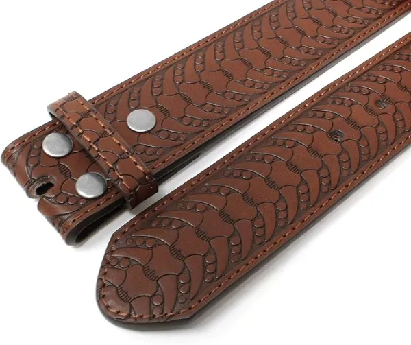 Classic Tooled Leather Strap