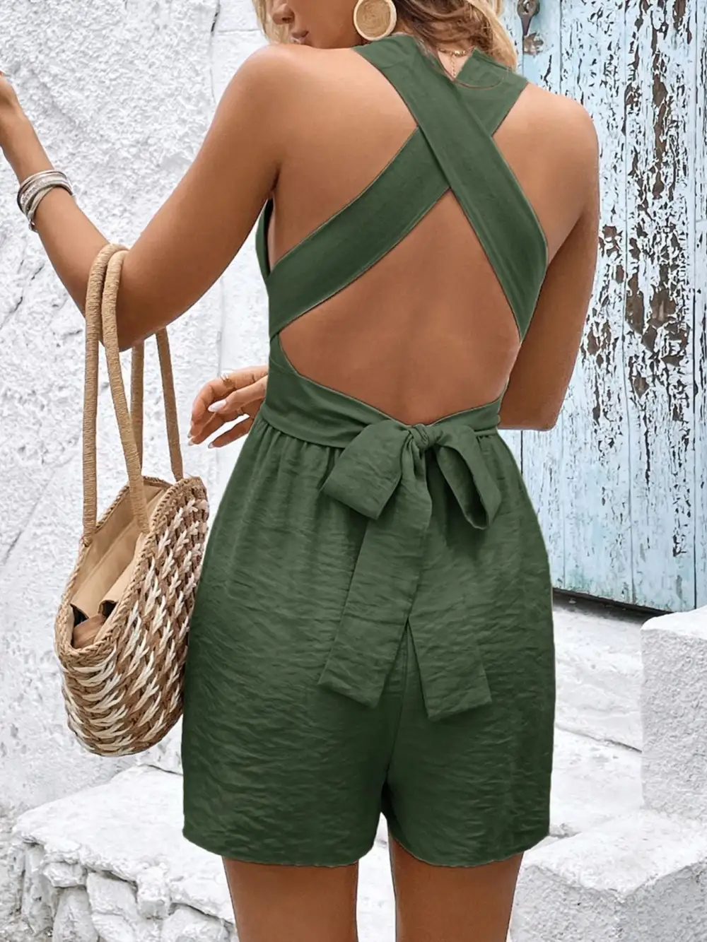 Easygoing Sleeveless Jumpsuit Romper