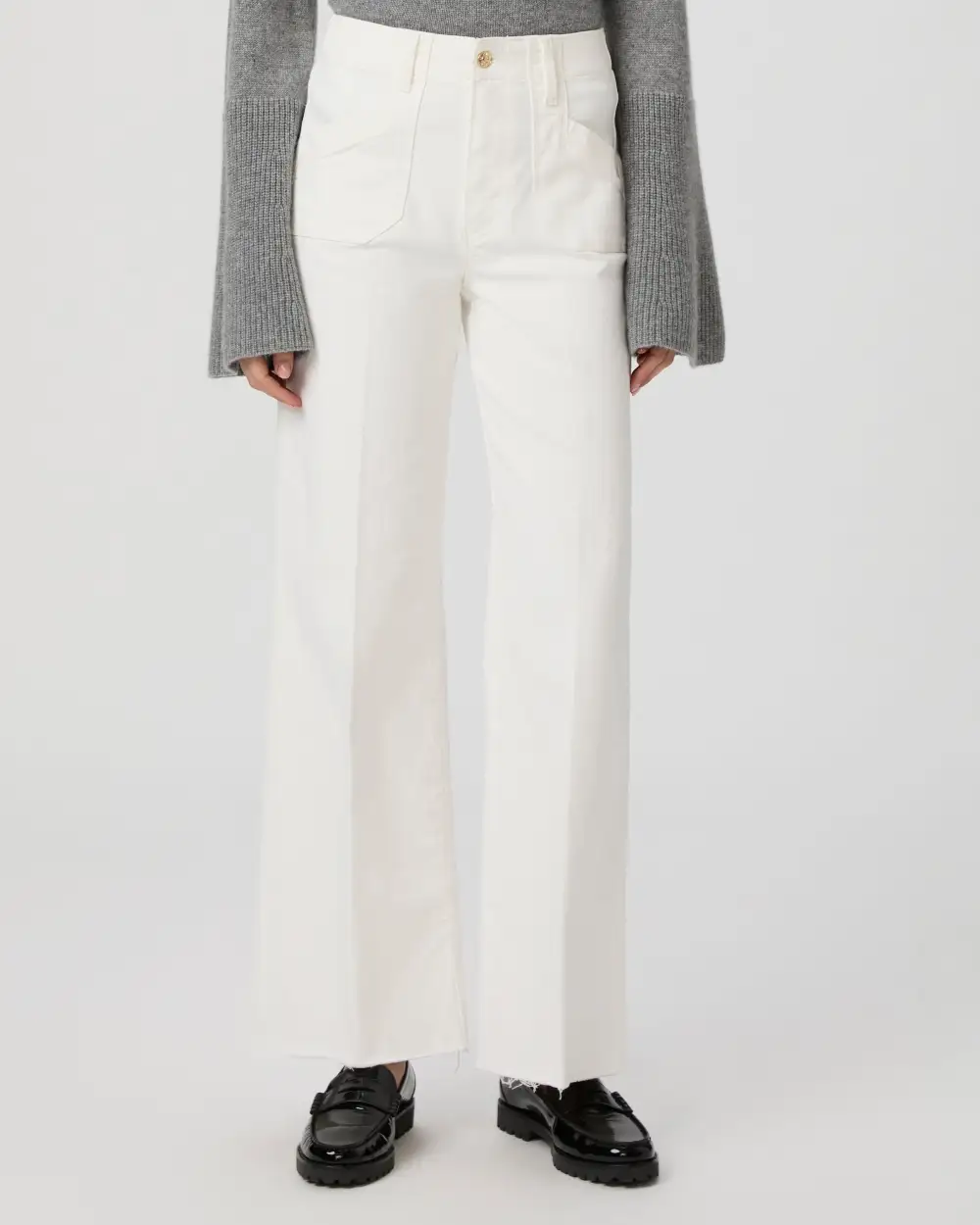 Wide Leg Cropped Jeans