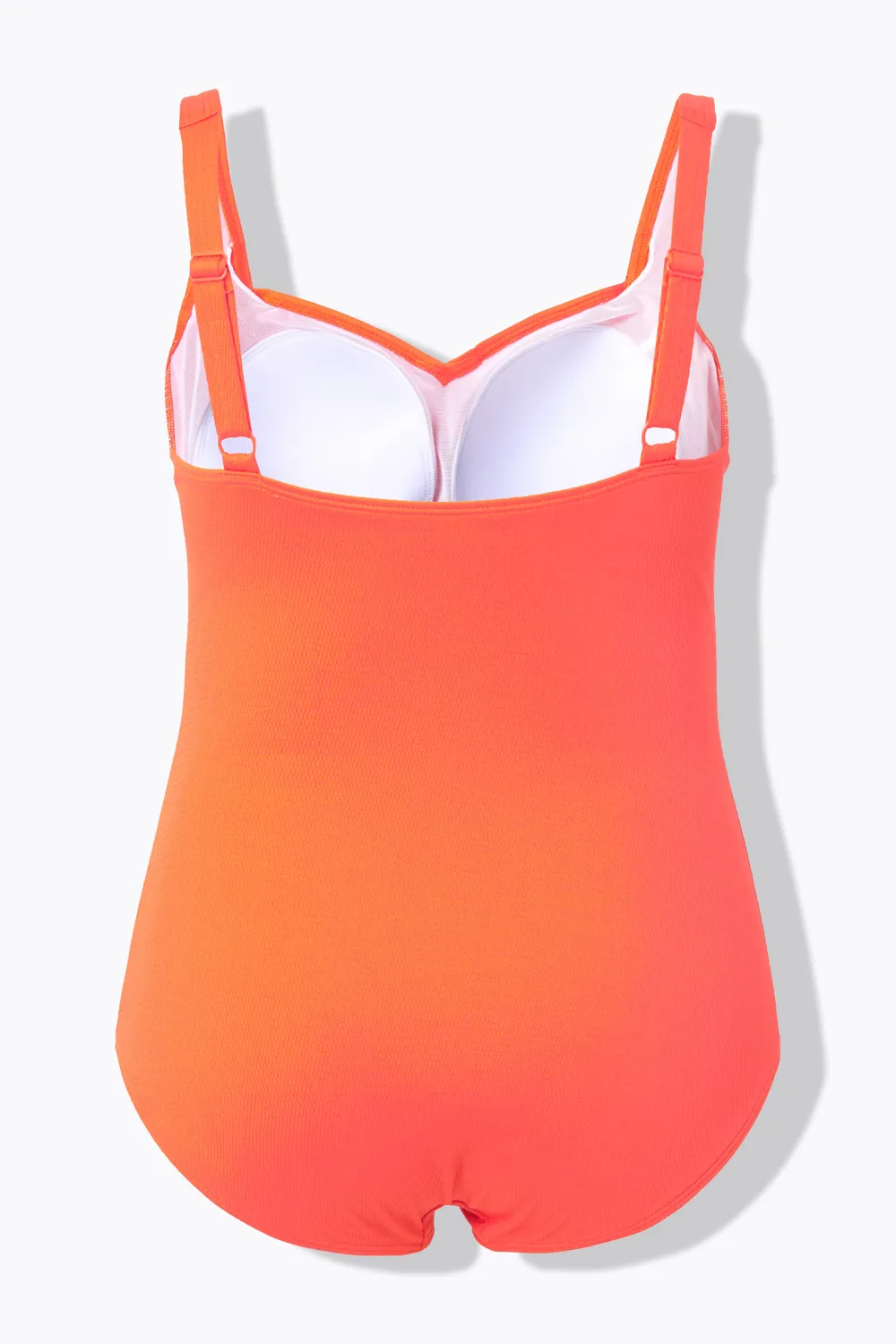 Adjustable Shoulder Strap Solid Color Swimsuit