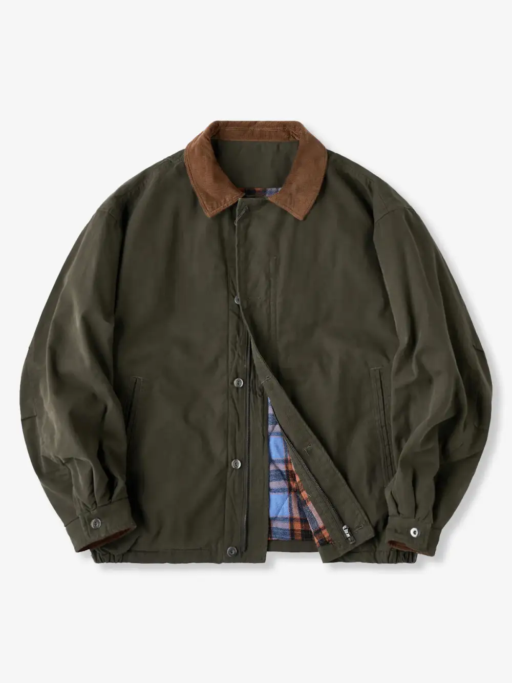 Men'S Corduroy Quilted Casual Jacket