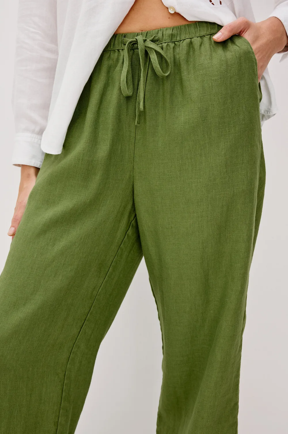Linen Cool And Quick-Drying Straight-Leg Pants