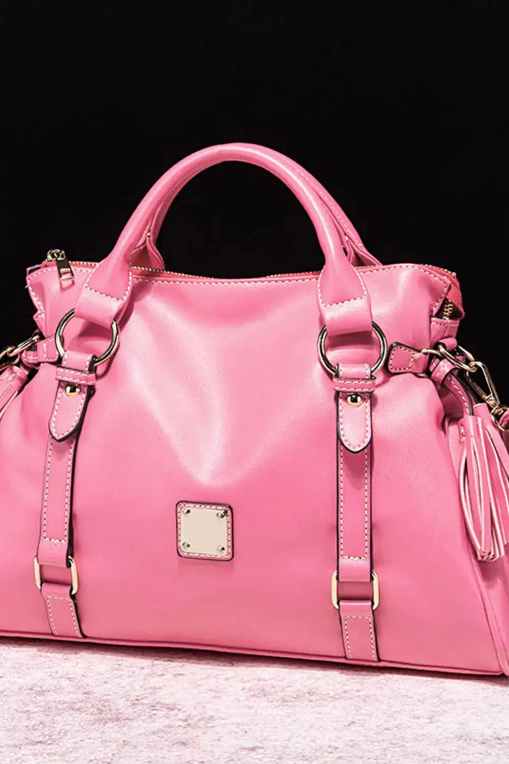 Tassel PU Leather Handbag