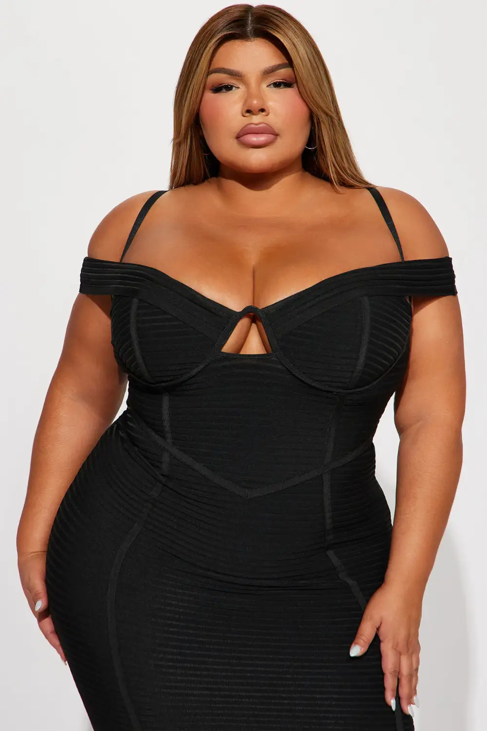 Barbie Living Bandage Mini Dress - Black